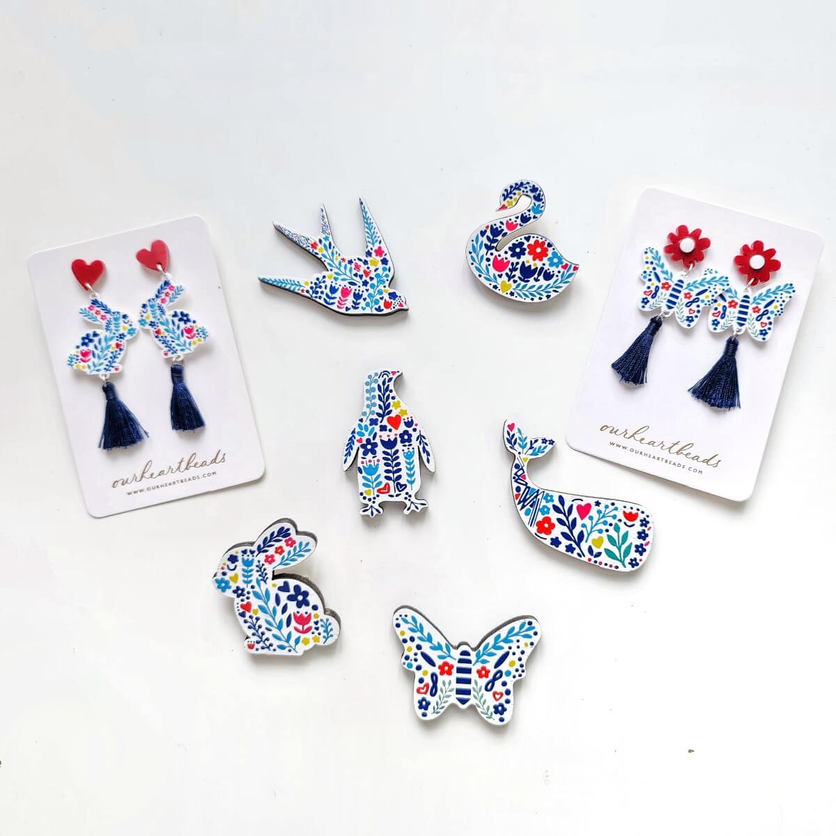 Bunny Porcelana Brooch