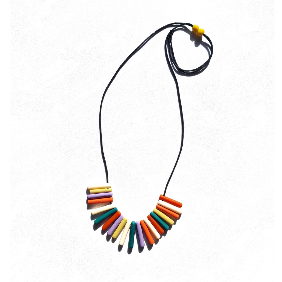 Capsule Bright Rainbow Mini Necklace