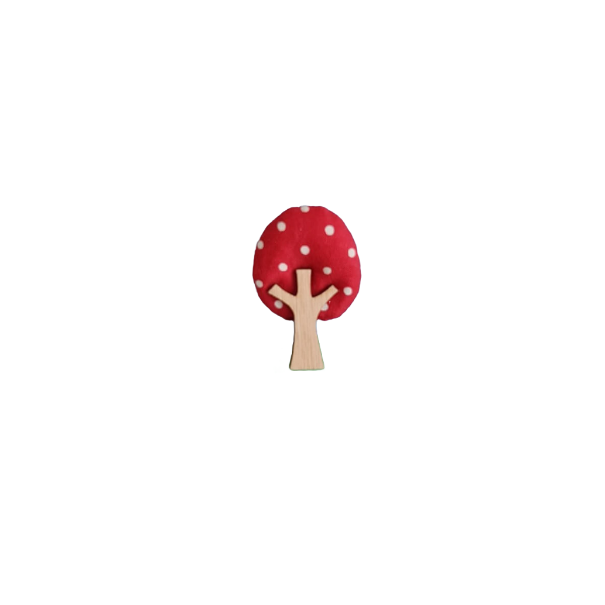 Red Strawberry Tree Brooch