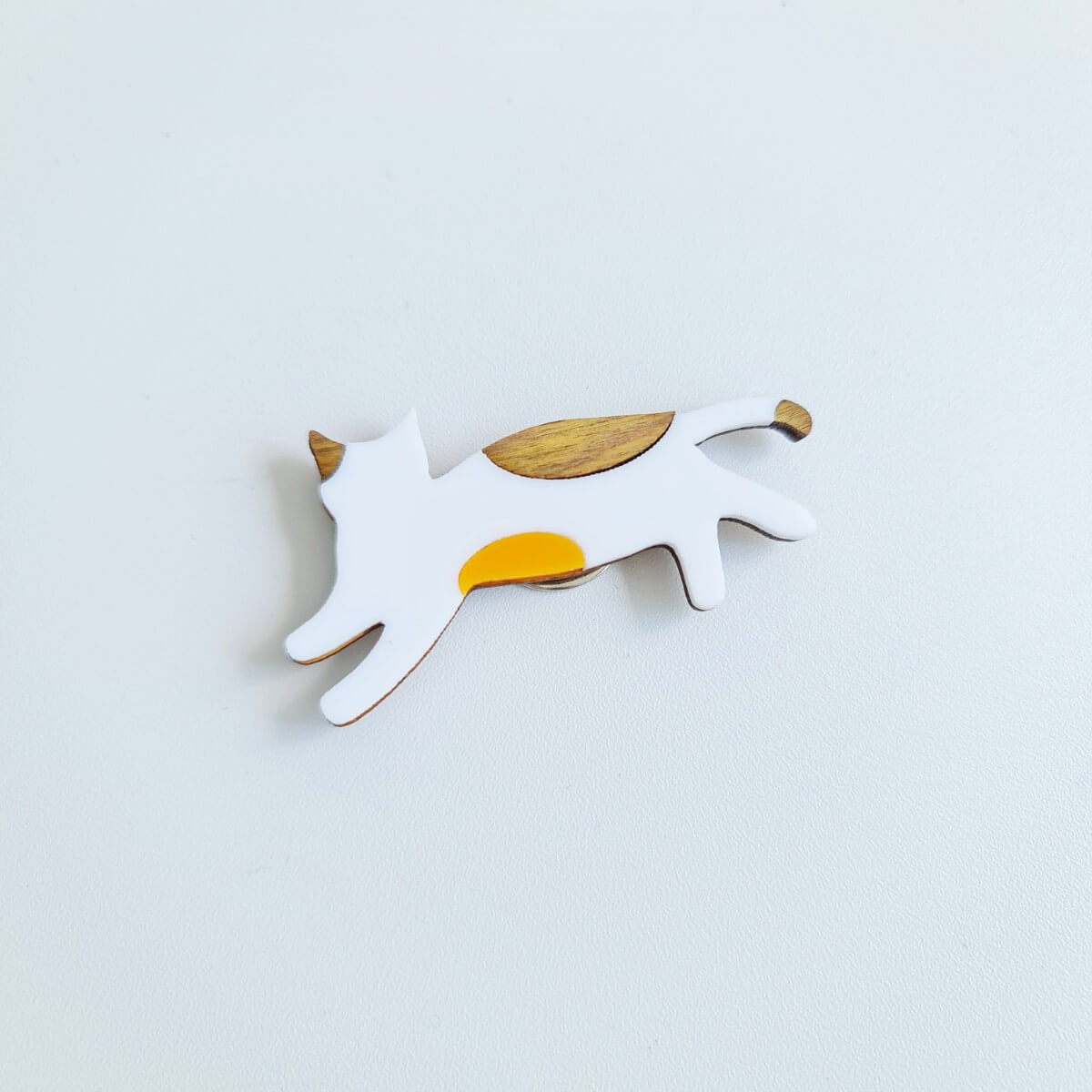 Ginger Cat Brooch