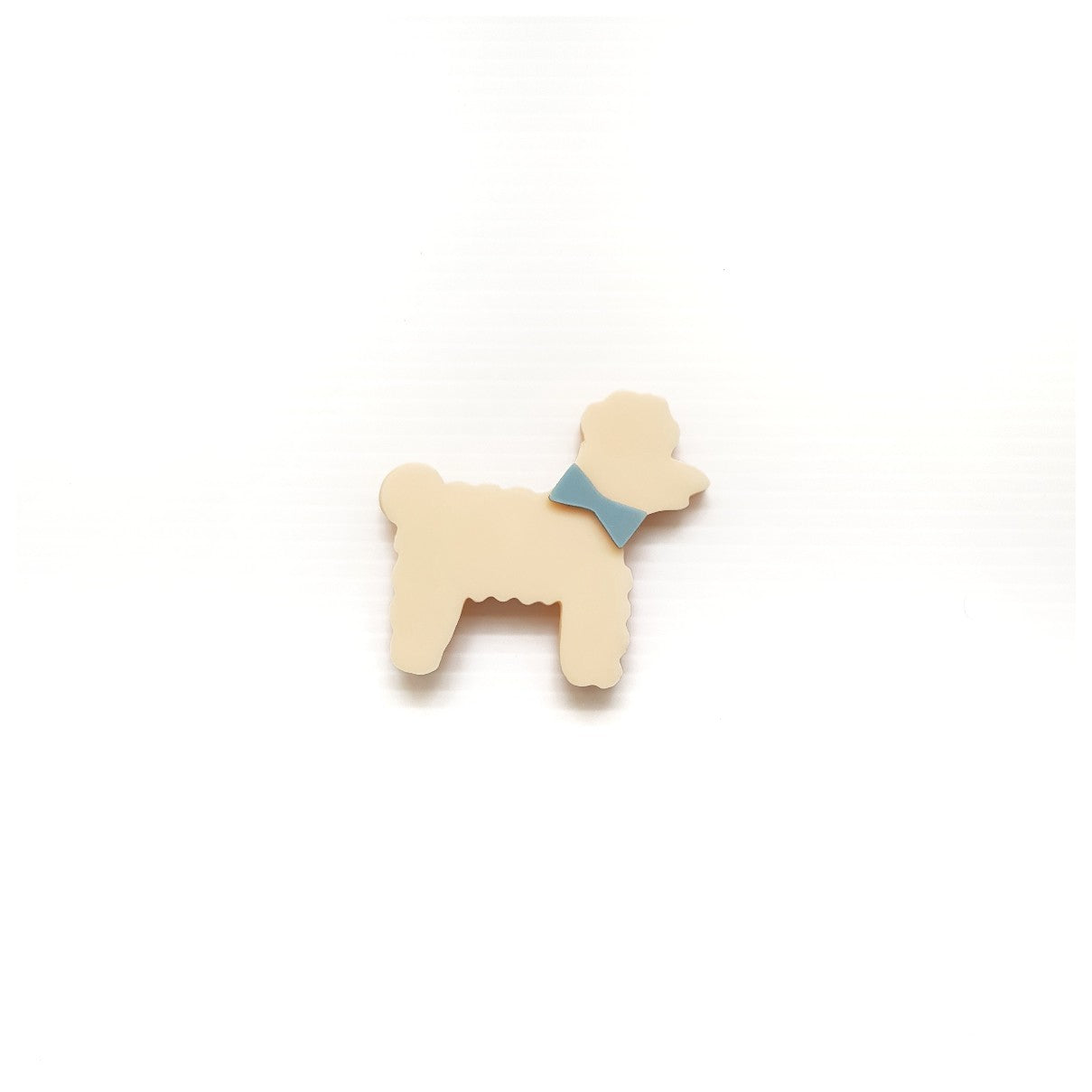 Poodle Beige Brooch