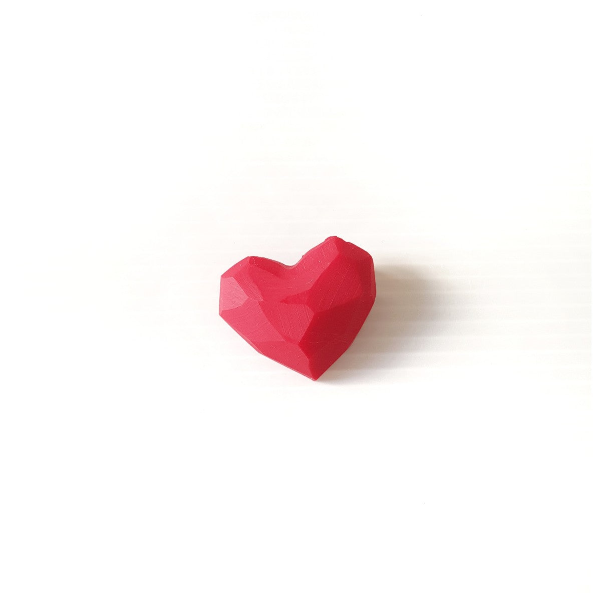 Red 2025 heart brooch